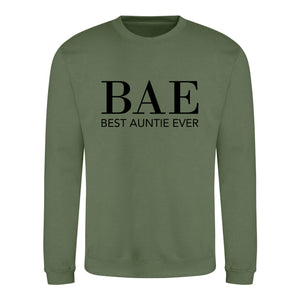 BAE Best Auntie Ever Sweatshirt Jumper