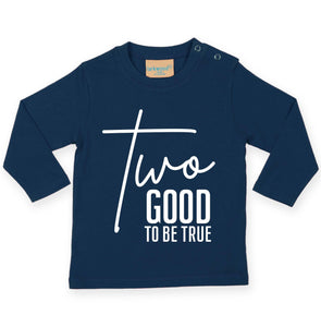 two good to be true t - shirt in navy