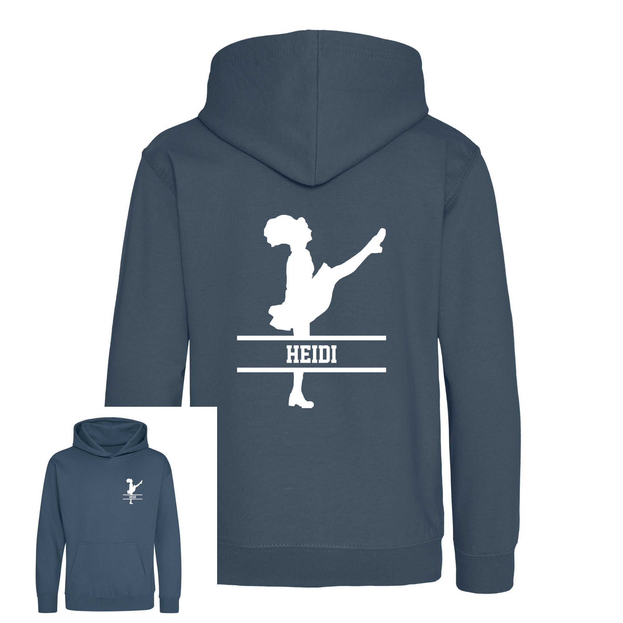 Personalised Irish Dance Kids Hoodie - Custom Name Front & Back