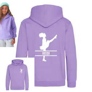 Personalised Irish Dance Kids Hoodie - Custom Name Front & Back
