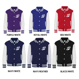 Kids Personalised Name American Football Varsity Letterman Jacket