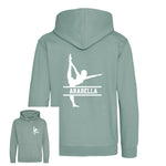 Load image into Gallery viewer, Personalised Gymnast Dance Kids Hoodie - Custom Name Front &amp; Back
