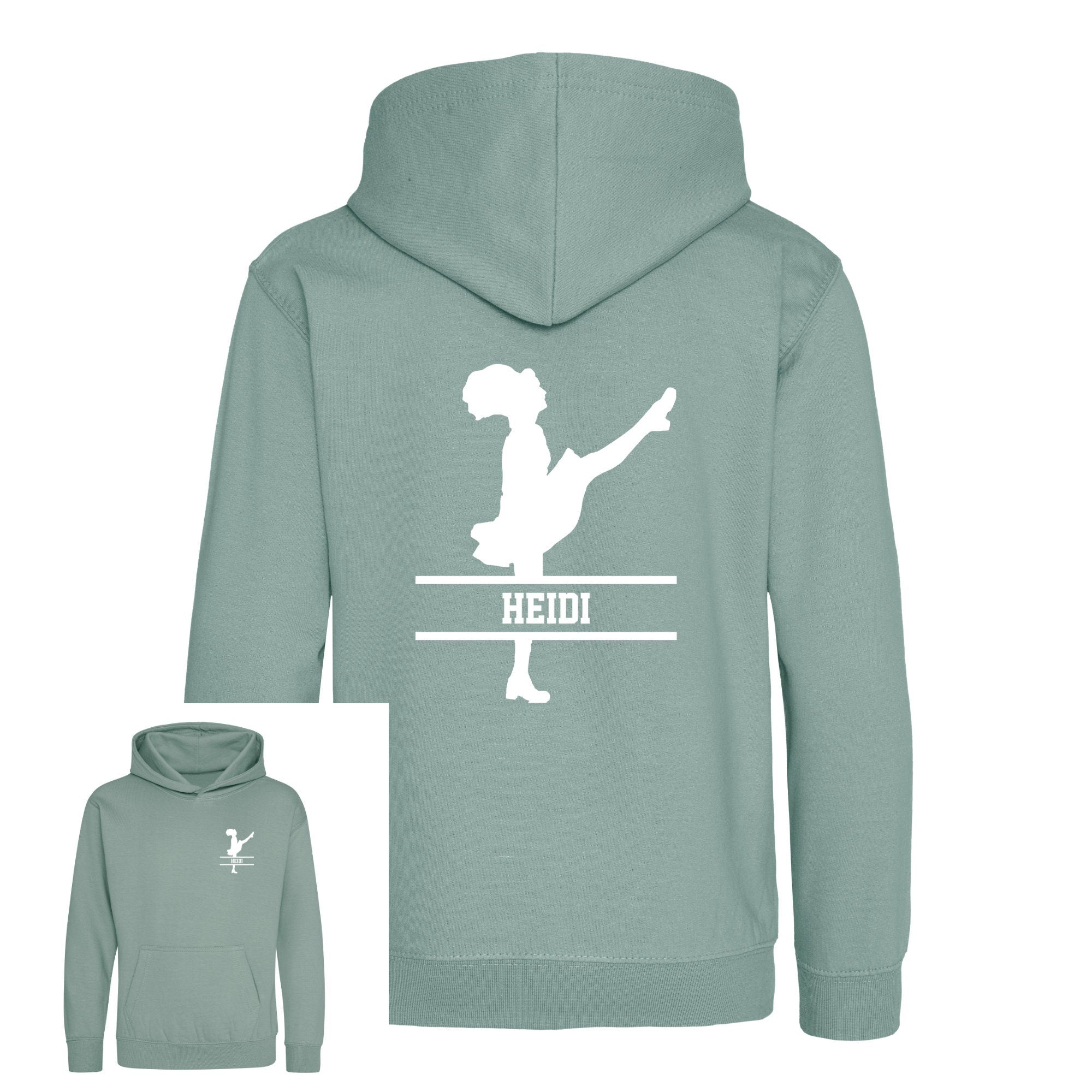Personalised Irish Dance Kids Hoodie - Custom Name Front & Back