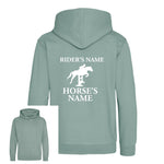 Load image into Gallery viewer, Kids Personalised Horse Hoodie – Custom Name Hoody For Young Rider
