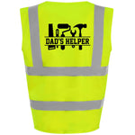 Load image into Gallery viewer, Dad’s Helper Kids Hi Viz Vest – yellow
