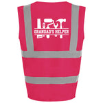 Load image into Gallery viewer, Grandad’s Helper Kids Hi Viz Vest – pink
