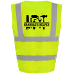 Load image into Gallery viewer, Grandad’s Helper Kids Hi Viz Vest – yellow
