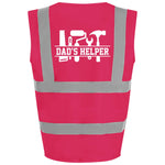 Load image into Gallery viewer, Dad’s Helper Kids Hi Viz Vest – pink
