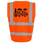 Load image into Gallery viewer, Dad’s Helper Kids Hi Viz Vest – orange
