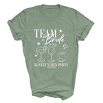 Load image into Gallery viewer, Personalised Hen Party Tshirts Bridal Party Shirts (Sage)
