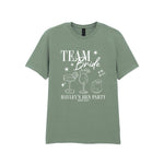 Load image into Gallery viewer, Personalised Hen Party Tshirts Bridal Party Shirts (Sage)
