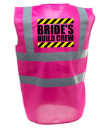 Load image into Gallery viewer, Hen Party Hi Viz Vests Hen Do Fancy Dress Builder Bride Construction Theme
