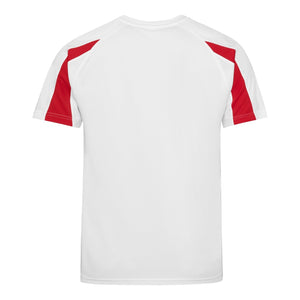 Custom Printed Sports Contrast T-Shirt – Add Your Logo or Text Kids/Adult Sizes