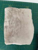 Load image into Gallery viewer, Personalised Dog Blanket with Name &amp; Paw | Embroidered Fleece – Grey or Camel
