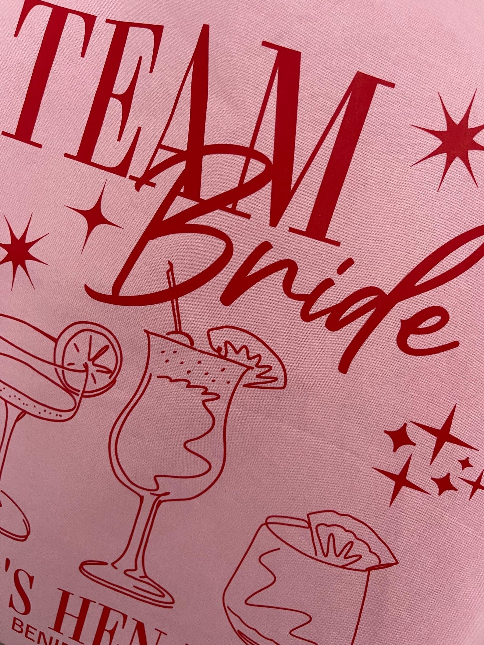 Personalised Hen Party Bridal Party Tote Bag