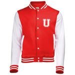 Load image into Gallery viewer, Personalised Initials Unisex Adult Varsity Jacket Custom Monogram College Jacket

