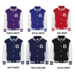 Load image into Gallery viewer, Kids Personalised Name Football Soccer Varsity Letterman Jacket
