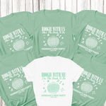 Load image into Gallery viewer, Boogie With Me I'm The Bride To Be Personalised Hen Party Shirts (Mint)
