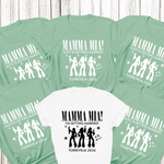 Load image into Gallery viewer, Personalised Hen Party Tshirts Mamma Mia Bridal Party Shirts (Mint)
