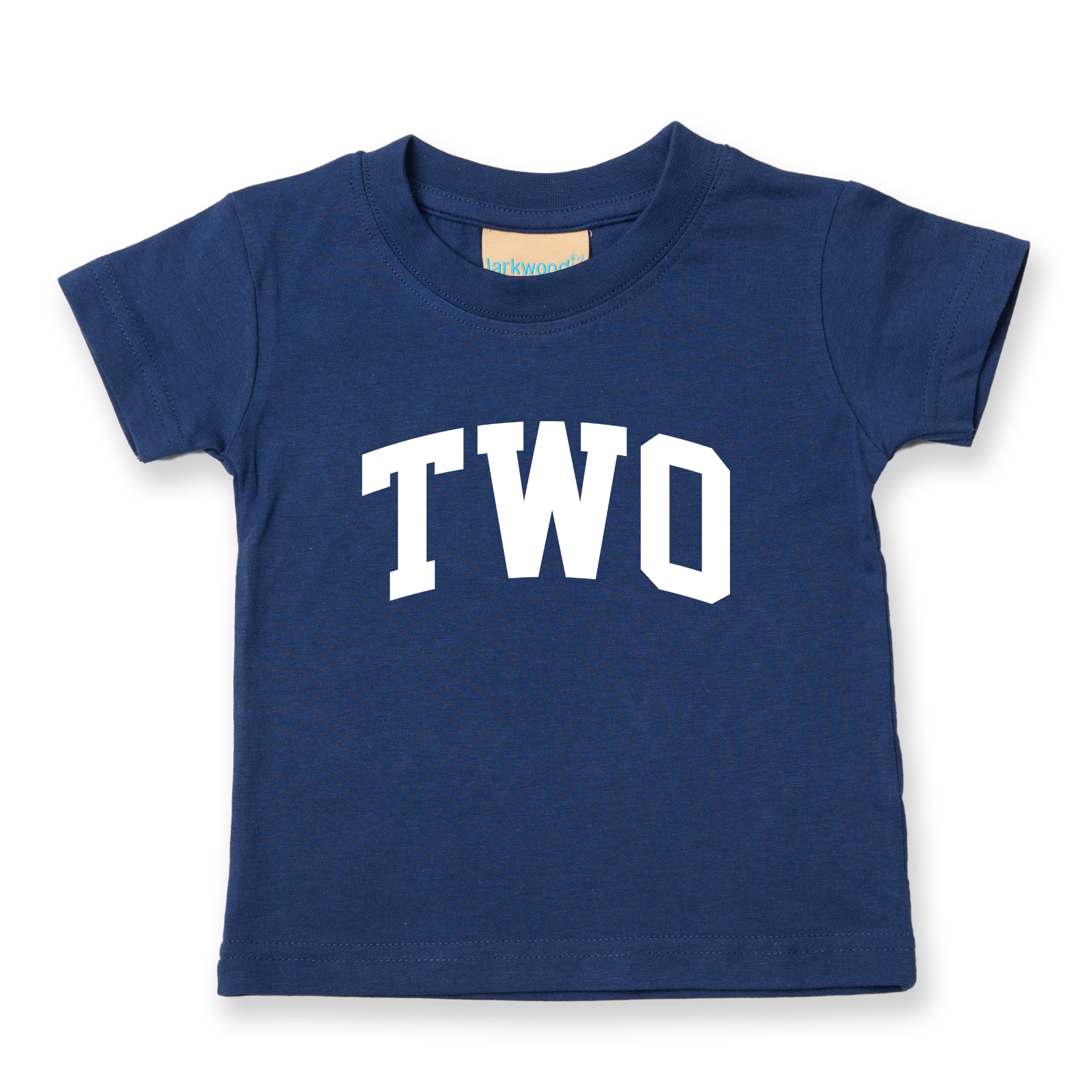 Two 1st Birthday Kids Varsity Arc Text T-shirt