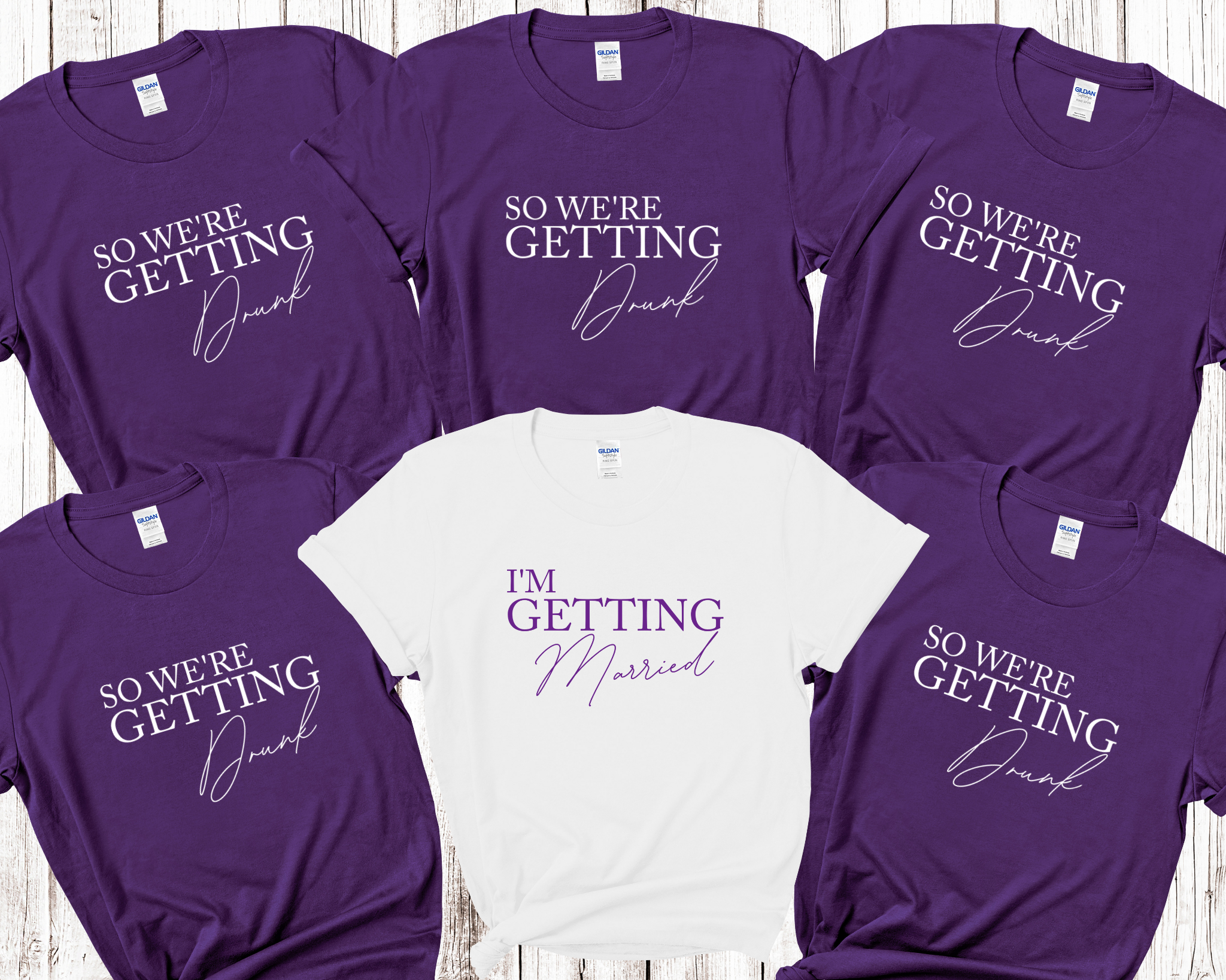 I'm Getting Married We're Getting Drunk Bride Hen Party T shirts 6