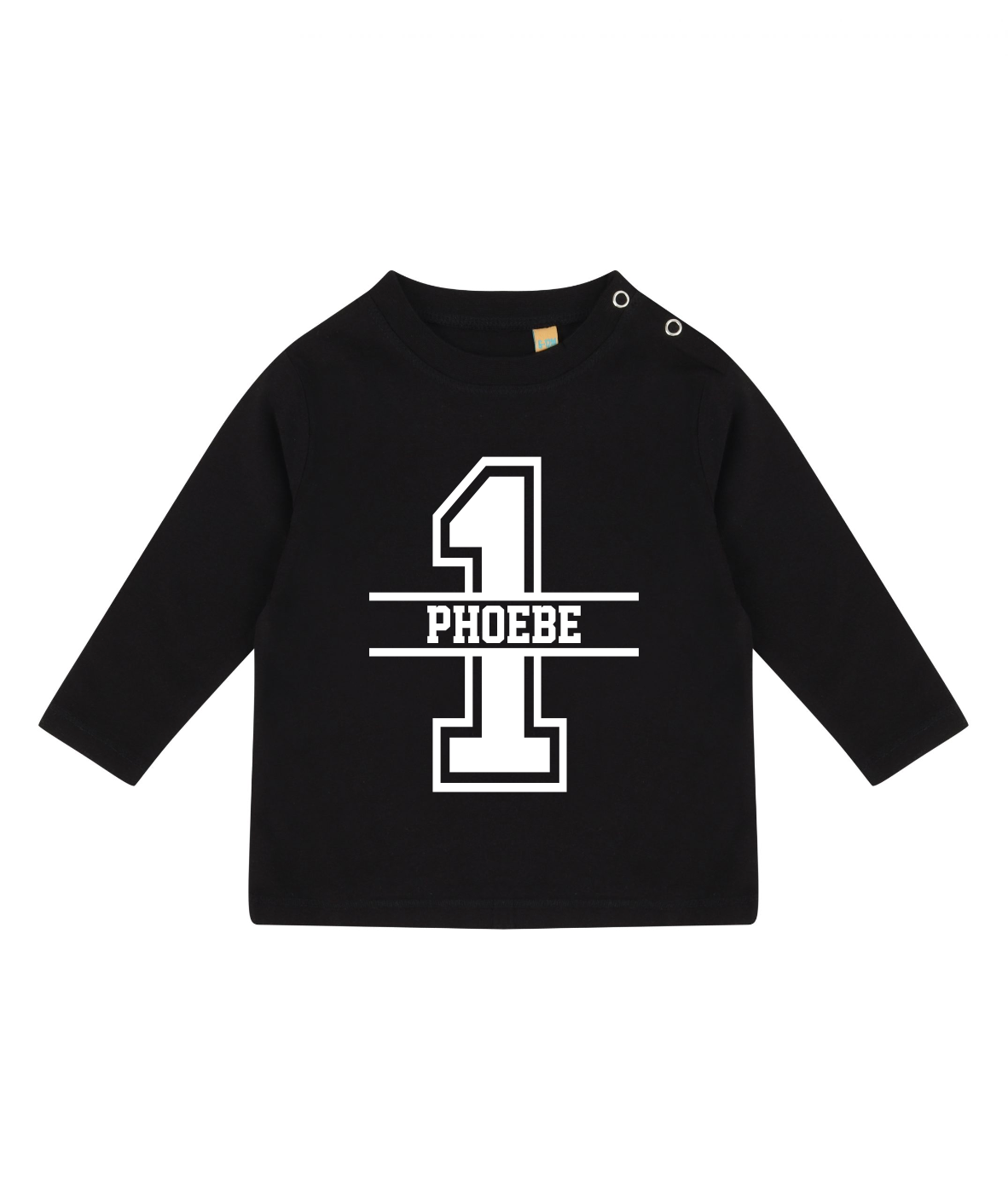 1st Birthday Personalised LONG SLEEVE Kids T-Shirt