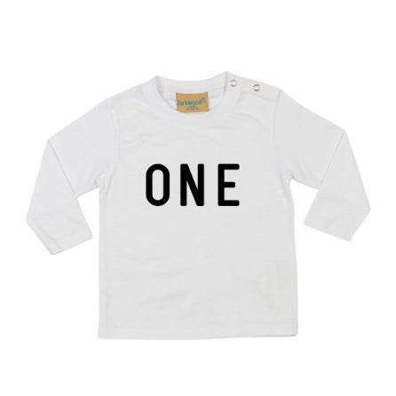 ONE 1st Birthday Kids LONG SLEEVE T-shirt