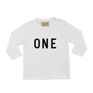 ONE 1st Birthday Kids LONG SLEEVE T-shirt