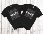 Load image into Gallery viewer, Bride Groom Matching Couple T-Shirts
