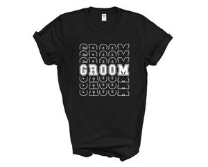 Bride Groom Matching Couple T-Shirts