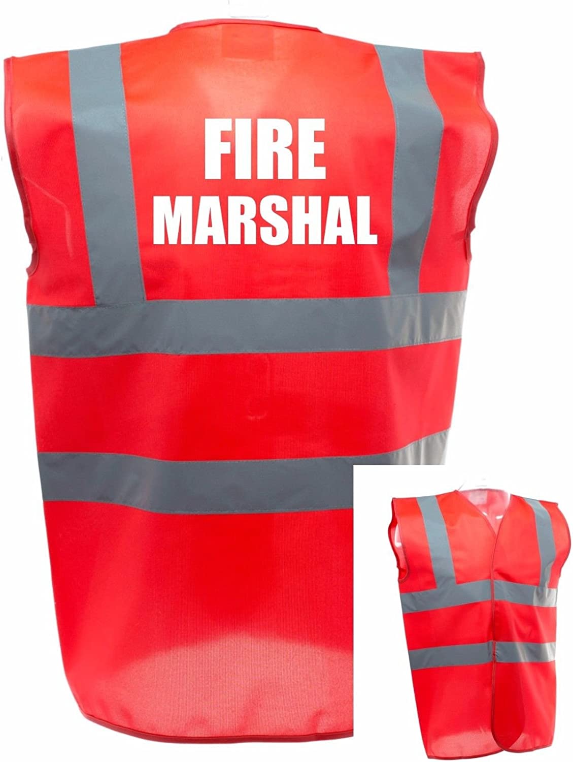 Fire Marshal Red Enhanced Visibility Vest
