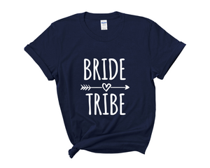 Bride Tribe Bride Hen Party T-shirts (Navy)
