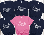 Load image into Gallery viewer, Bride Squad Bride Hen Party T-shirts D5
