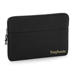 Load image into Gallery viewer, Personalised Name 13&quot; or 15&quot; Laptop Bag Script Text Corner Cas Text
