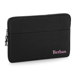 Load image into Gallery viewer, Personalised Name 13&quot; or 15&quot; Laptop Bag Script Text Corner Cas Text
