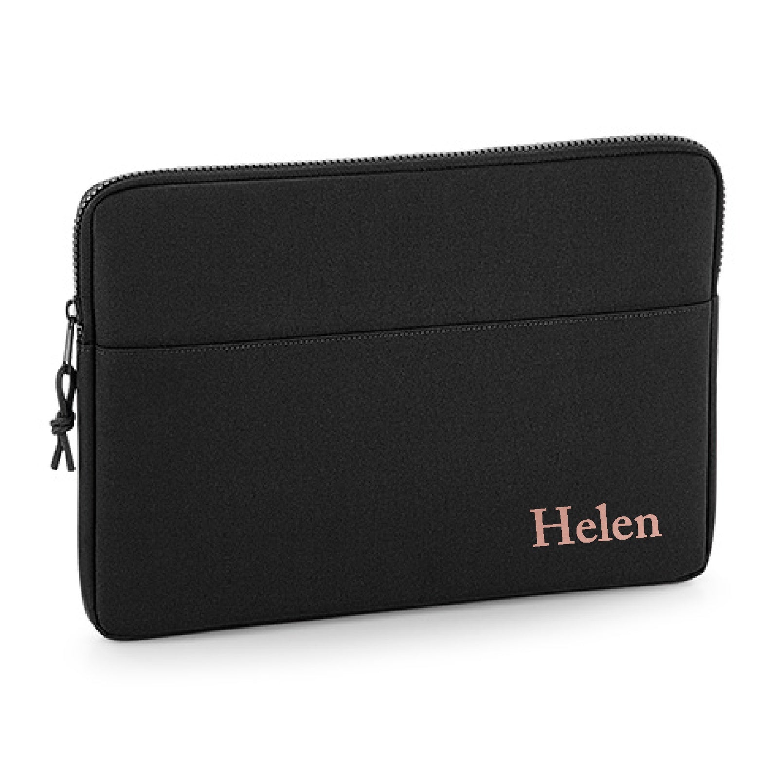 Personalised Name 13" or 15" Laptop Bag Script Text Corner Cas Text
