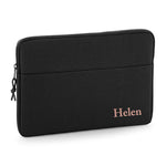 Load image into Gallery viewer, Personalised Name 13&quot; or 15&quot; Laptop Bag Script Text Corner Cas Text

