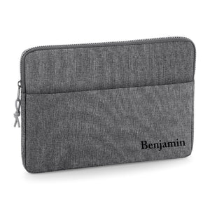 Personalised Name 13" or 15" Laptop Bag Script Text Corner Cas Text