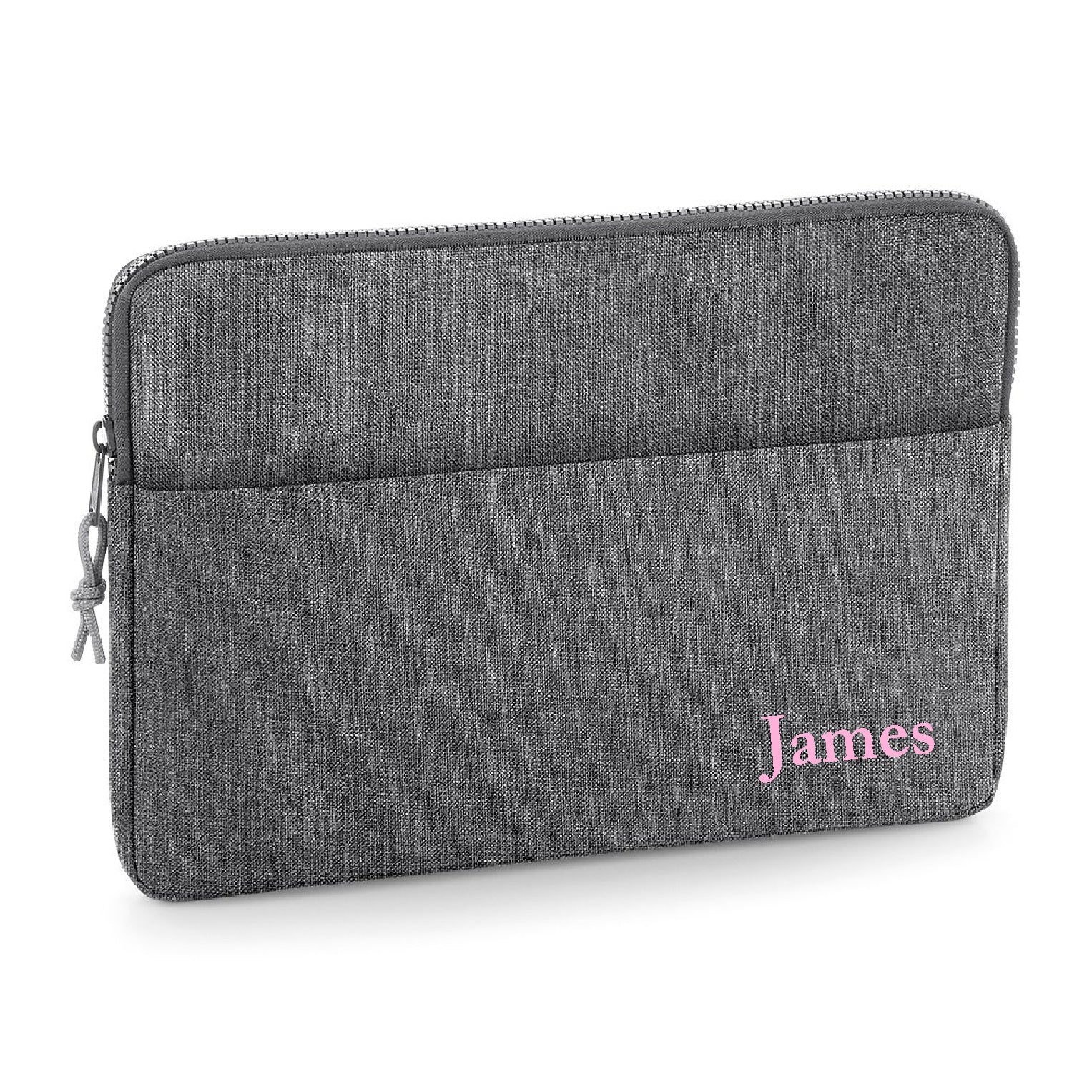 Personalised Name 13" or 15" Laptop Bag Script Text Corner Cas Text