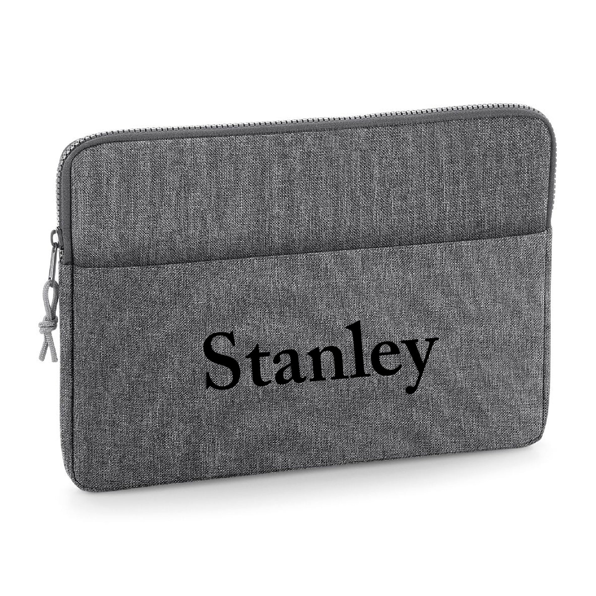 Personalised Name 13" or 15" Laptop Bag Cas Text Middle