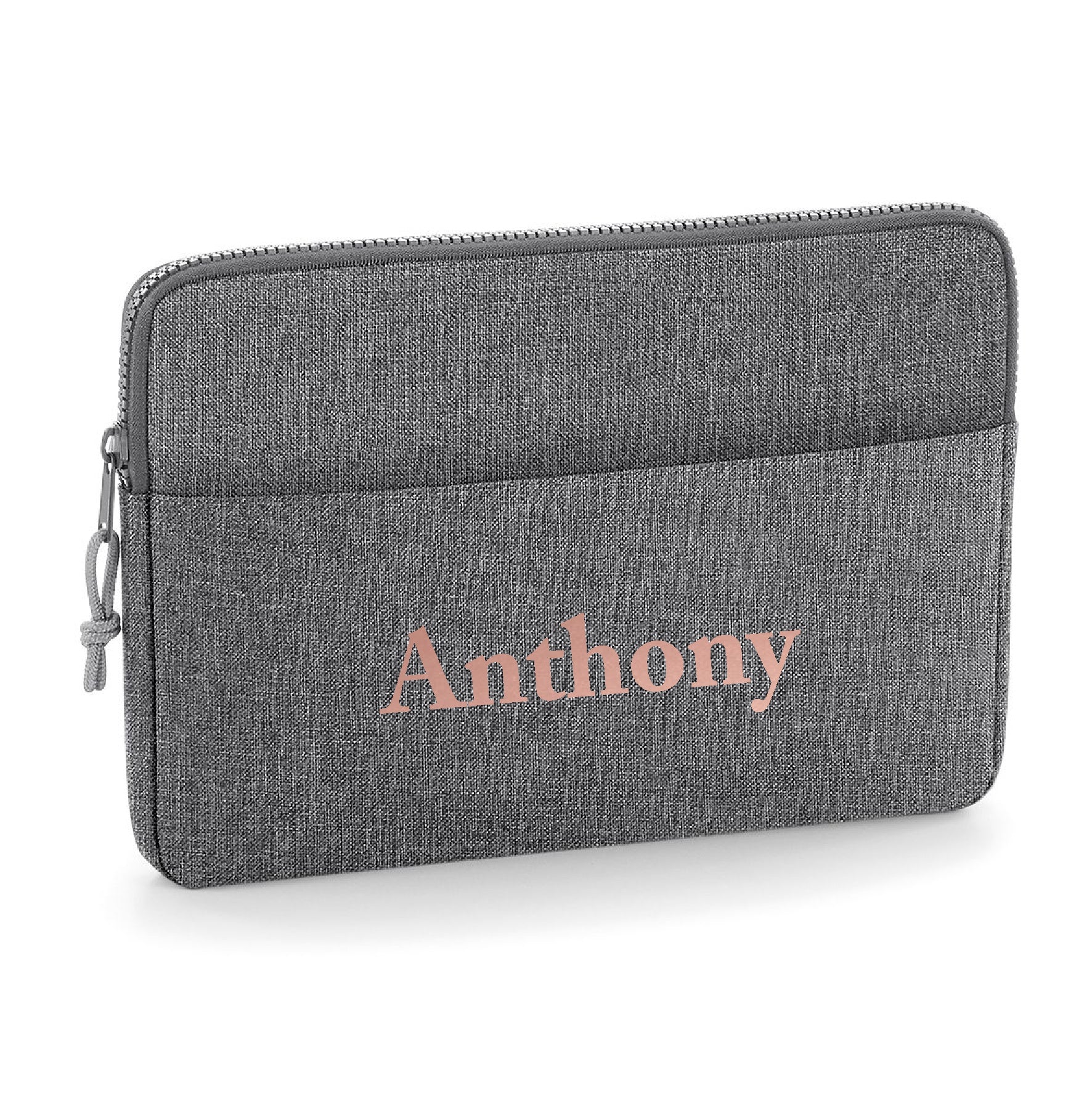 Personalised Name 13" or 15" Laptop Bag Cas Text Middle