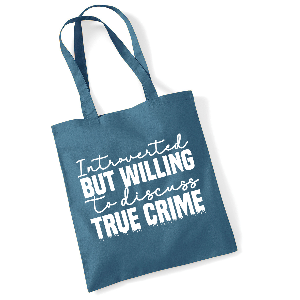 Introverted But Willing To Discuss True Crime Lightweight Tote Bag
