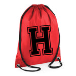 Load image into Gallery viewer, Initial Letter Polyester Drawstring Bag
