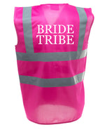 Load image into Gallery viewer, BRIDE TRIBE Pink Hi Viz Hen Party Vest
