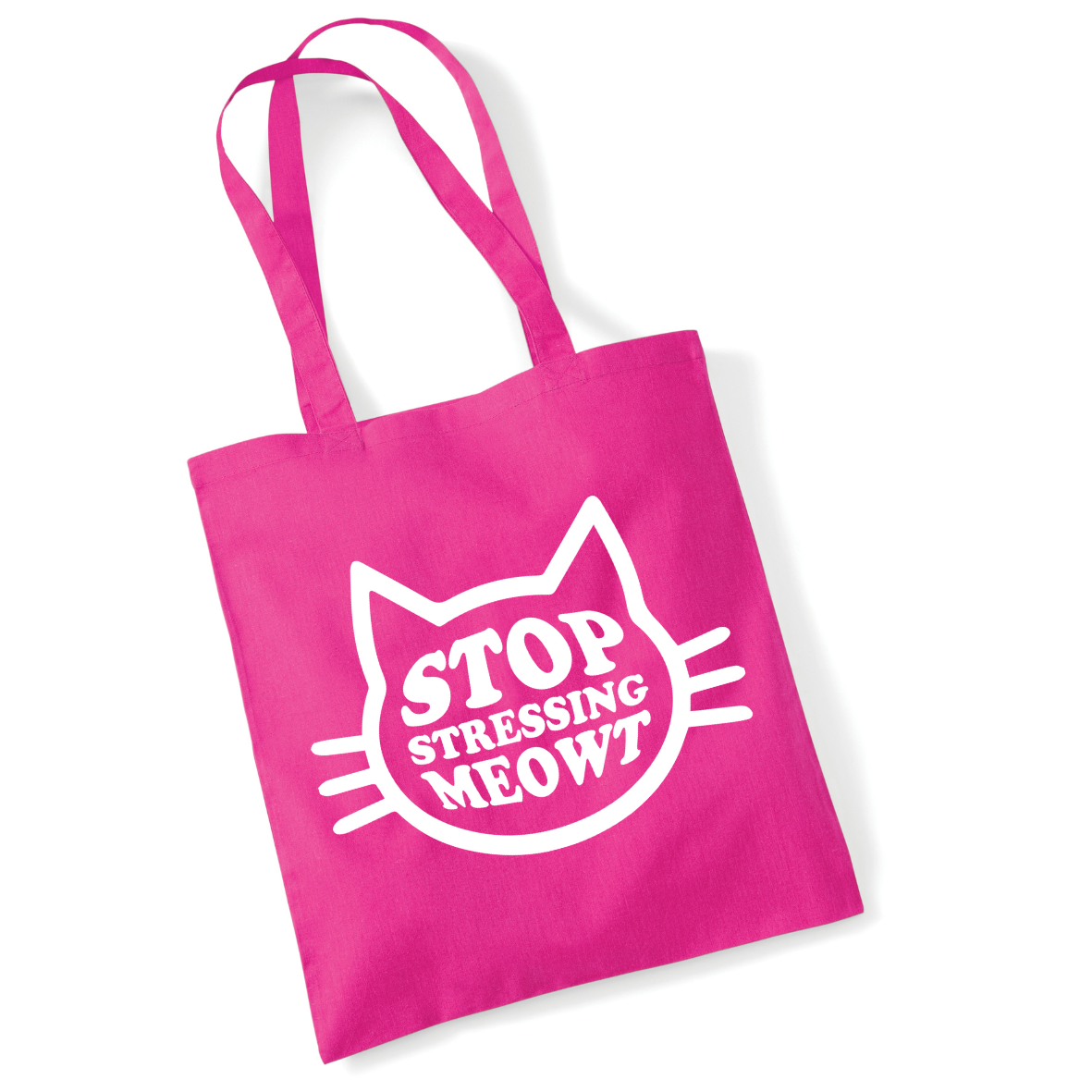 Stop Stressing Meowt Lightweight Cotton Tote Bag