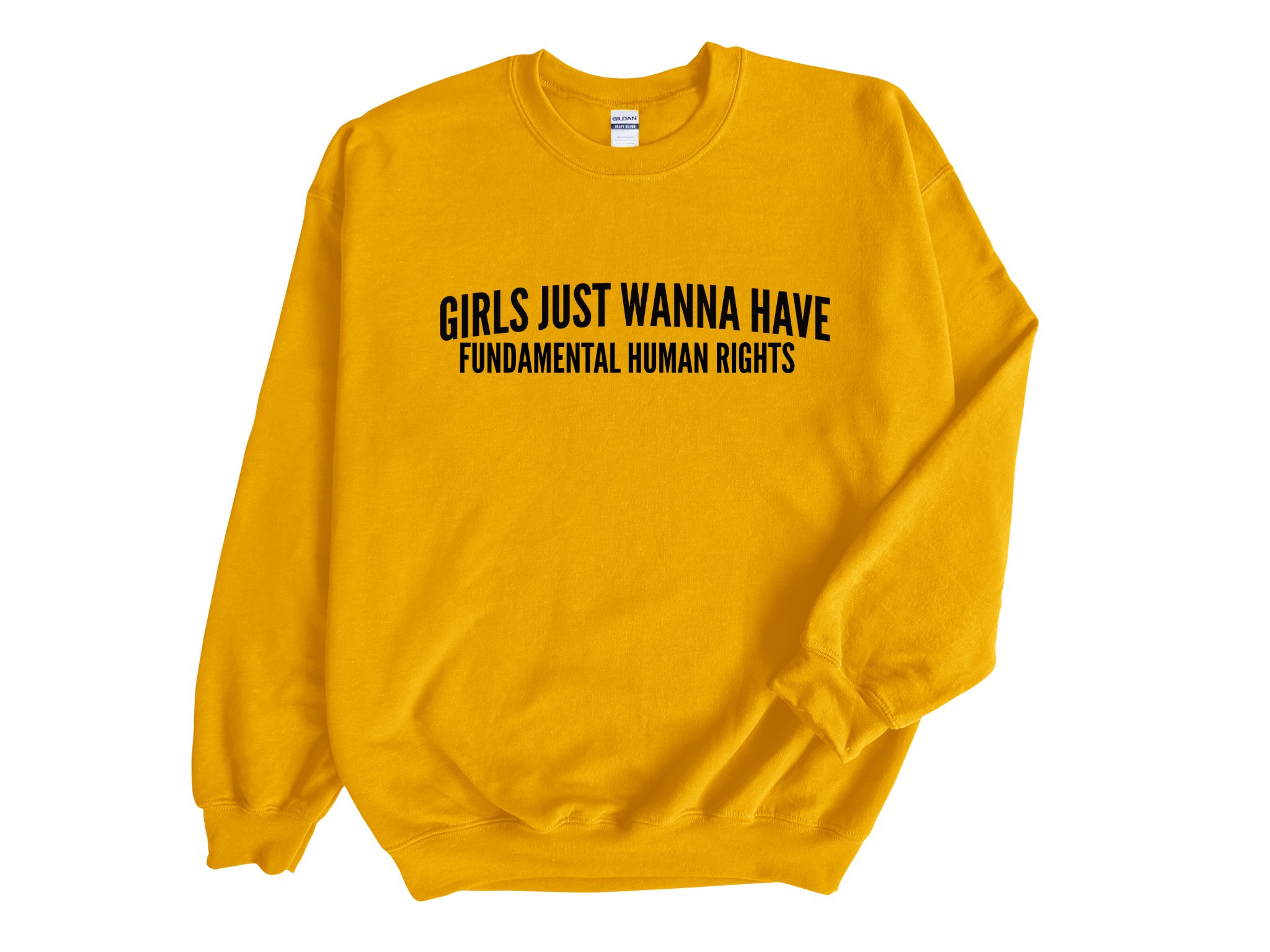 Girls Just Wanna Have Fundamental Human Rights Unisex Adult Sweatshirt D2