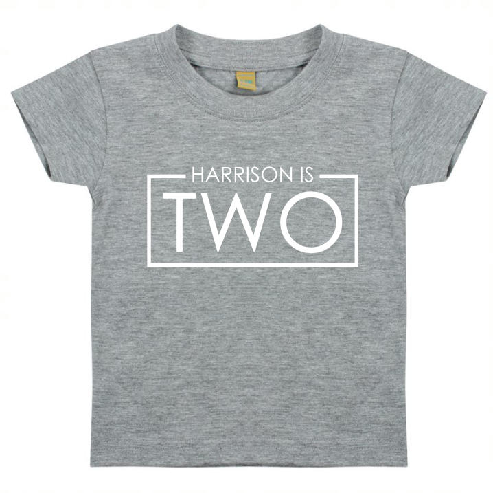 2nd Birthday One Today Personalised Kids T-Shirt