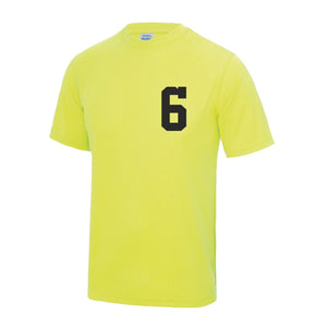 Mens Adult Personalised Polyester Sport T Shirt