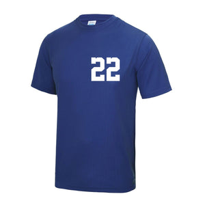 Mens Adult Personalised Polyester Sport T Shirt