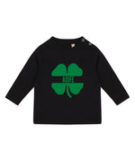 Load image into Gallery viewer, Personalised LONG SLEEVE Name Shamrock Kids T-Shirt
